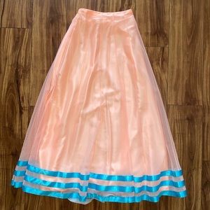 Handmade Chiffon Maxi Skirt